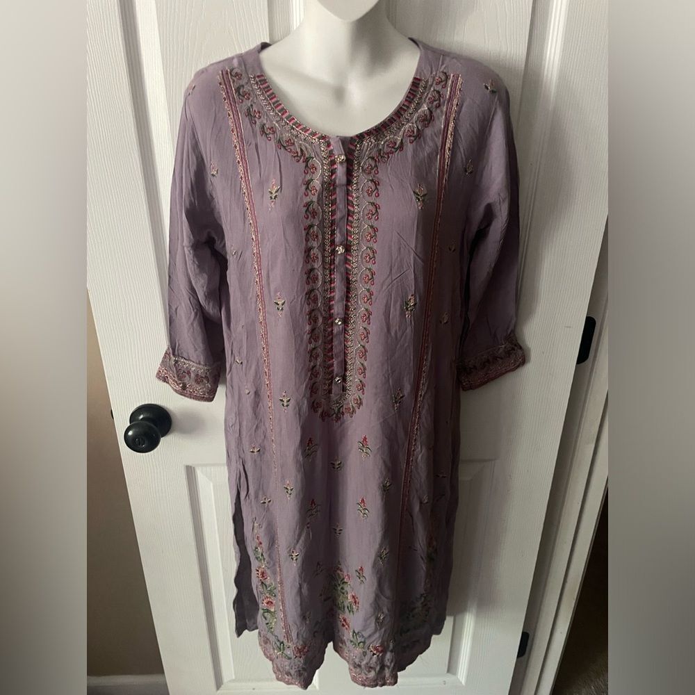 Embroidered Karandi Dress By Arslah Size Large